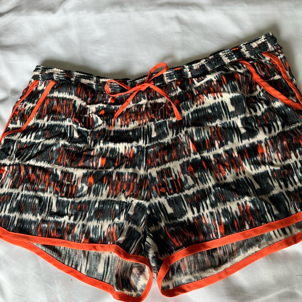 Orange and Black shorts